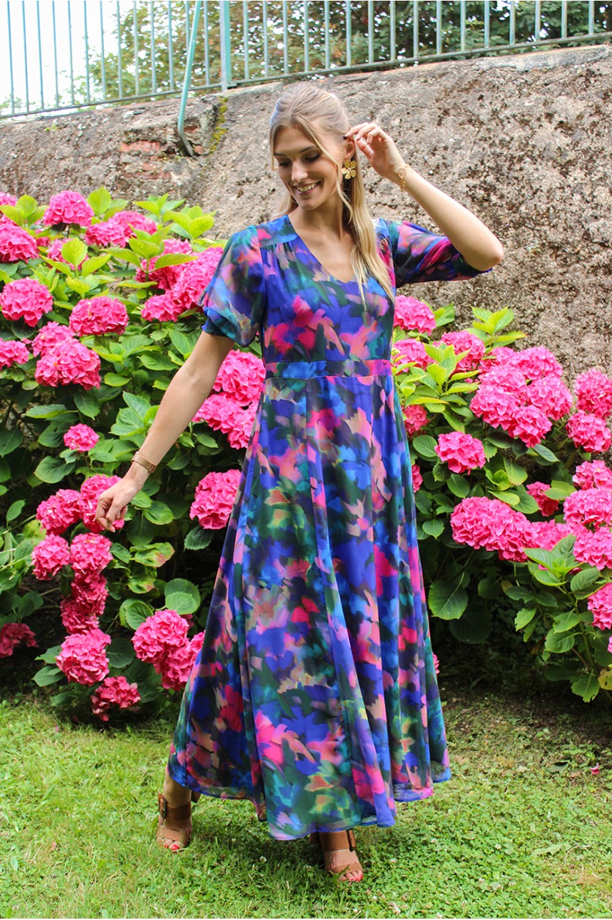 Robe Plage Grace Karin – Manches Dolman, Taille Élastique, Maille Confort