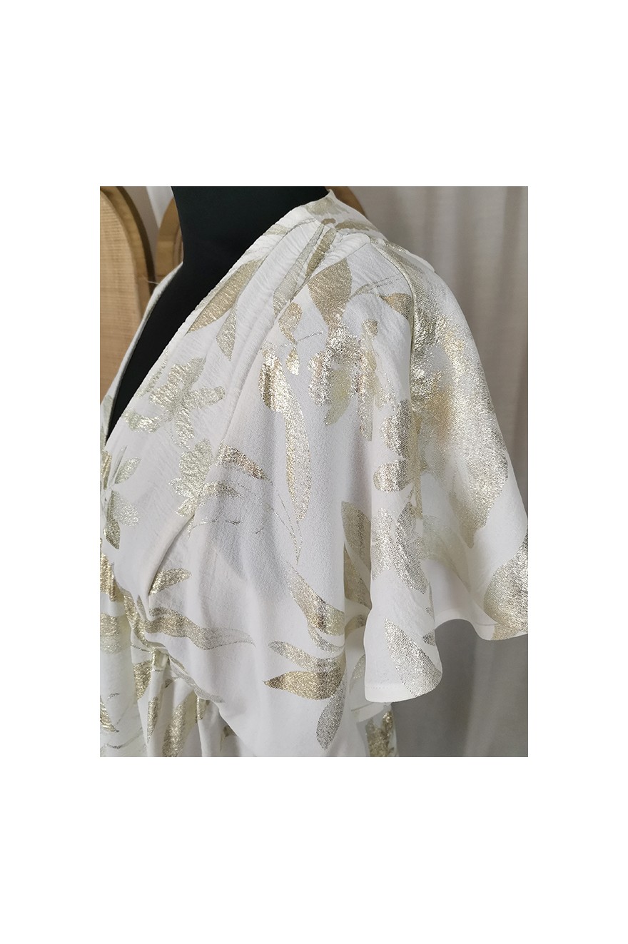 Robe Bleue élastique Manoush - Taille 38 - Détail 799 - Neuf Avec étiquettes
